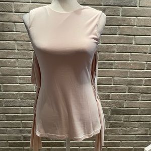 NWT Susana Monaco sleeveless cream tank Size M